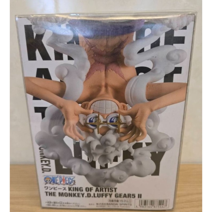 全新 日版 金證 海賊王 航海王 5檔 尼卡 蒙其·D·魯夫 KING OF ARTIST 藝術王者 BANPRESTO-細節圖2