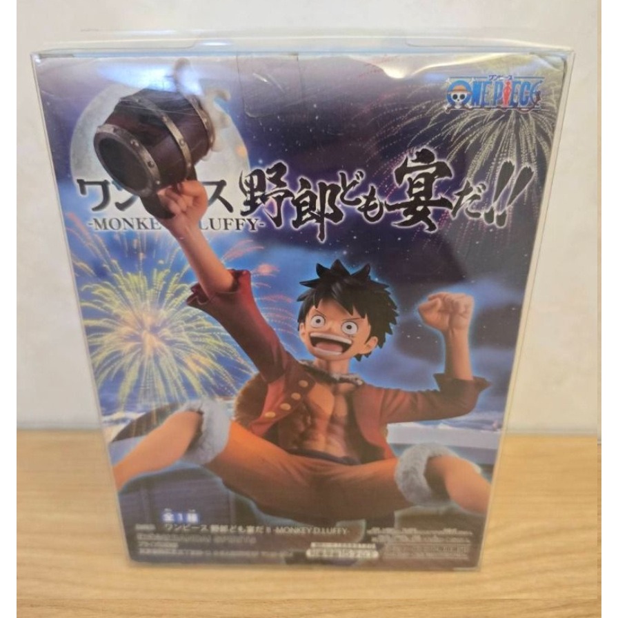 全新 金證 景品 日版 海賊王 航海王 草帽 夥伴們開宴會啦 蒙其·D·魯夫 萬代 BANDAI BANPRESTO O-細節圖2