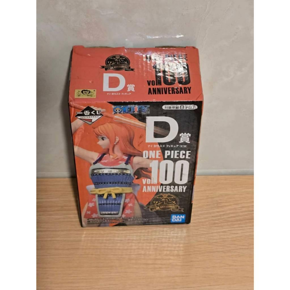 全新 金證 日版 一番賞 航海王 海賊王 vol.100 紀念 D賞 娜美 模型 公仔 PVC 電影版 萬代 ONE-細節圖2