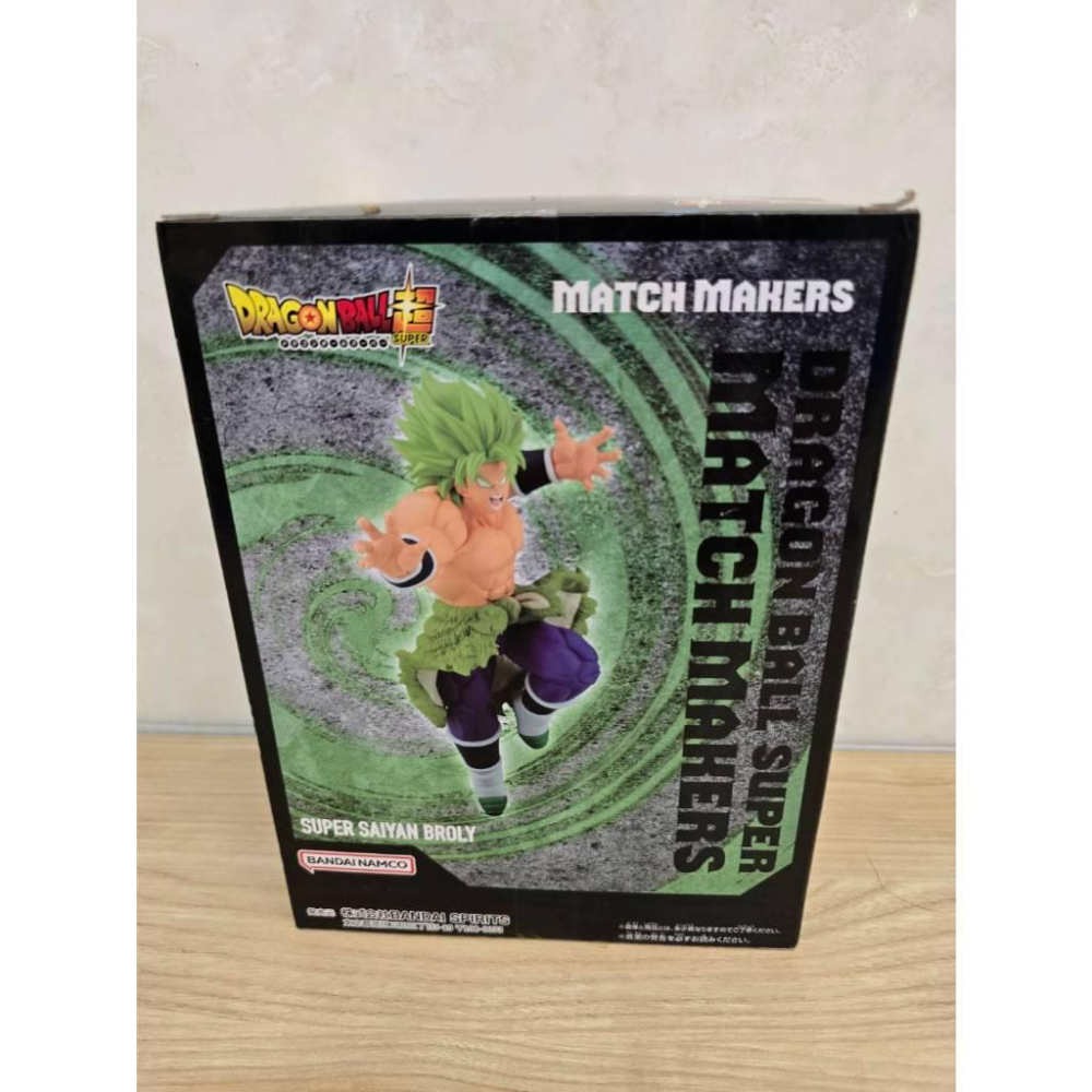 全新 日版 金證 景品 七龍珠超 MATCH MAKERS 布羅利 爆發 Dragon Ball BROLY-細節圖2