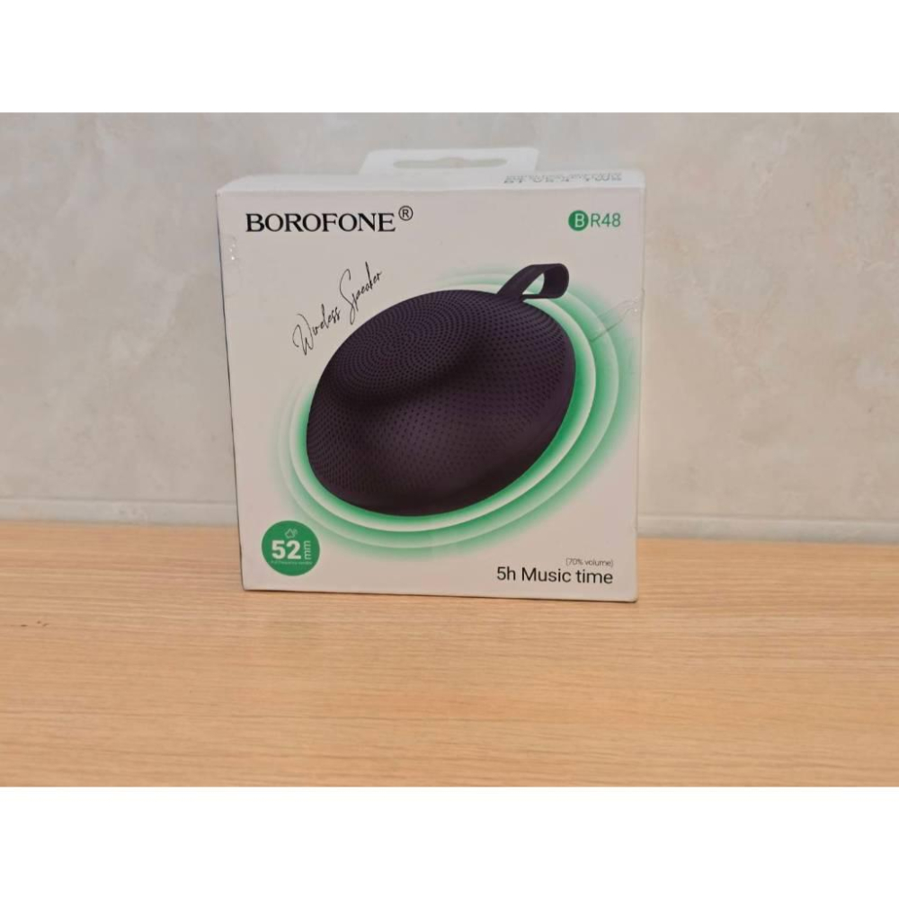 福利品 BOROFONE 藍芽音箱 BR48 有吊繩 V5.4可串聯 TWS連接 bluetooth speaker-細節圖2