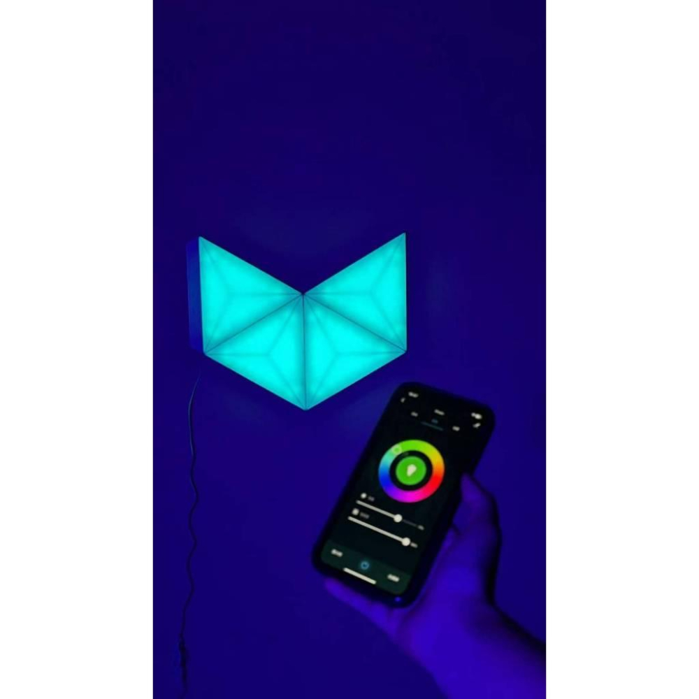 全新 Monster Smart Illuminessence Prism 3D LED 藝術面板模組化 4片式入門套件-細節圖4