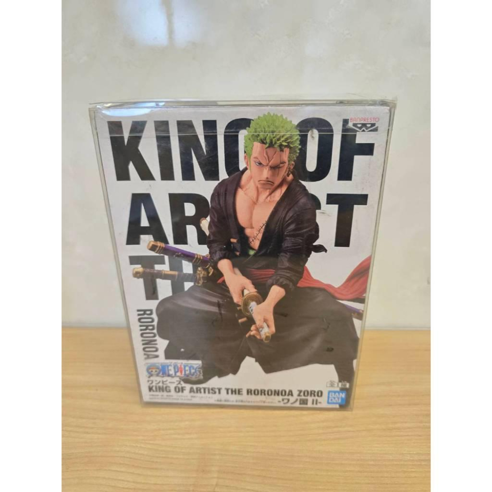 全新 日版 金證 海賊王 航海王 KING OF ARTIST 藝術王者 羅羅亞·索隆 和之國II ONE PIECE-細節圖4