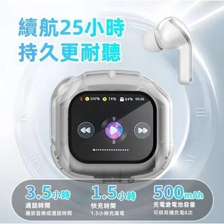 全新 顯示屏觸屏 耳機 長續航5.4 AirMAX 無線耳機 藍牙耳機 柏林之聲 降噪 智能 入耳式 觸控 運動 耳機-細節圖5