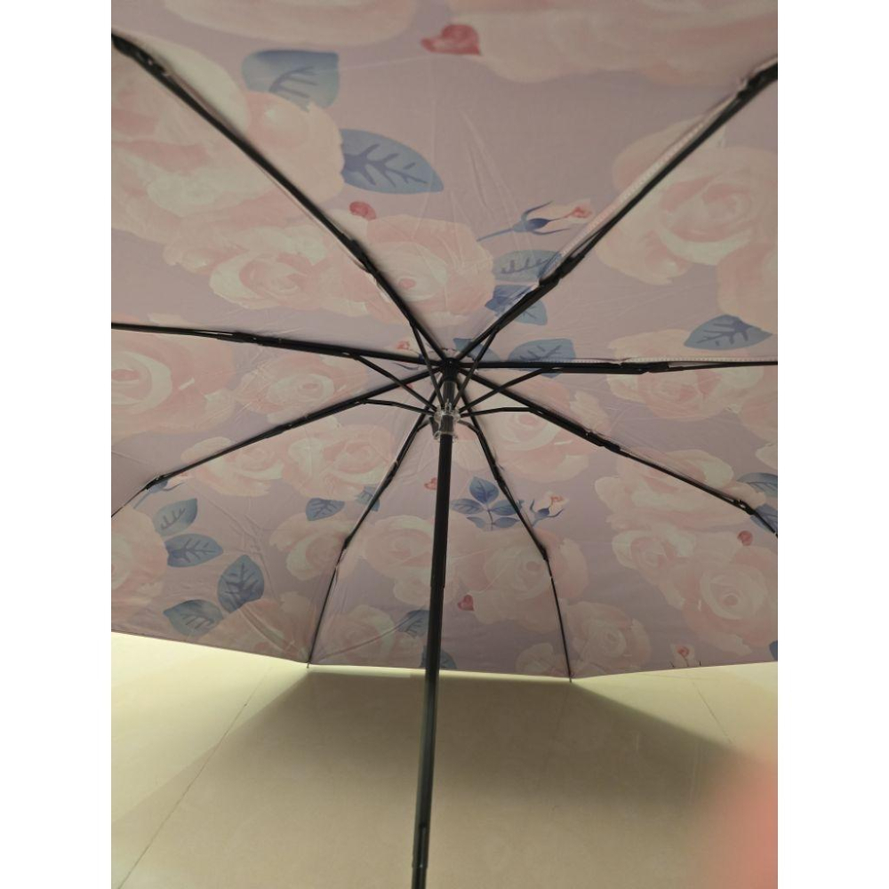 全新 正版雷標 三麗鷗 hello kitty 玫瑰粉紫晴雨傘 SANRIO 55CM X8K 無嘴貓 凱蒂貓 抗紫外線-細節圖4