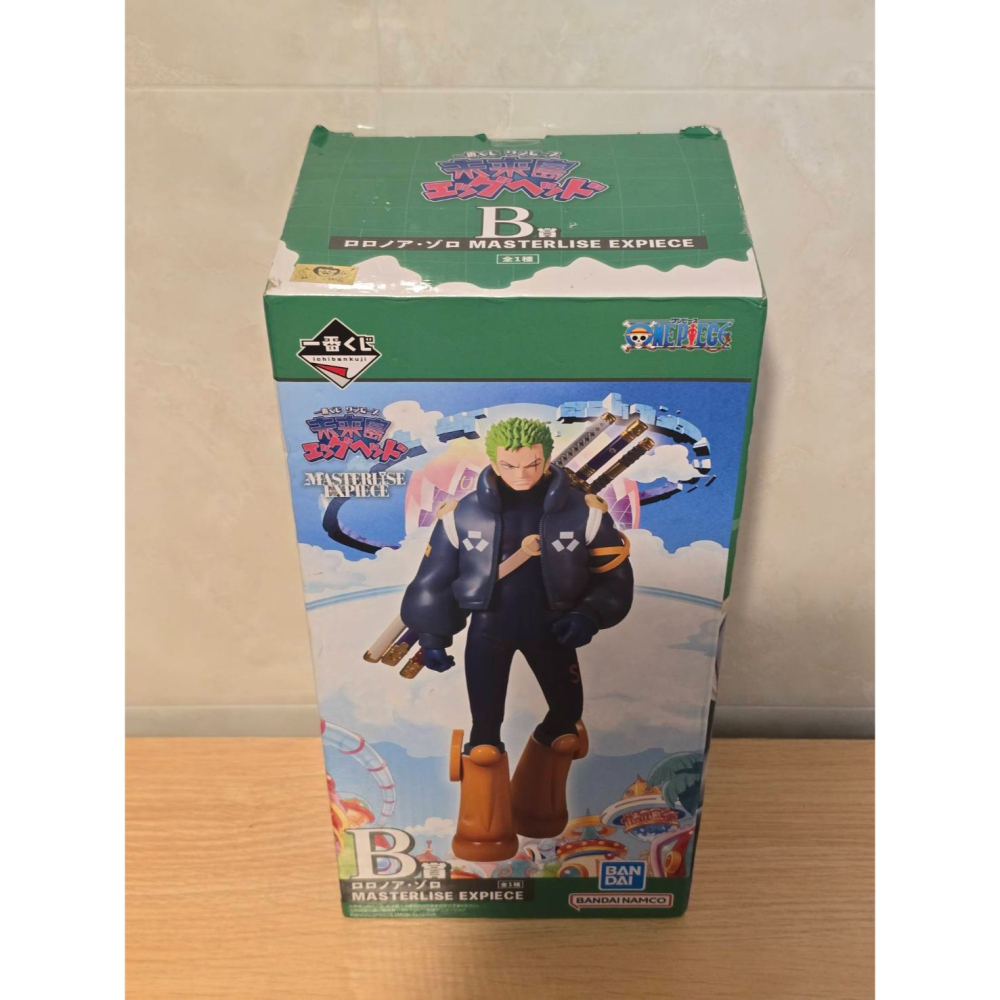 全新 金證 日版 海賊王 航海王 一番賞 B賞 索隆 未來島 MASTERLISE EXPIECE  ZORO ONE-細節圖2