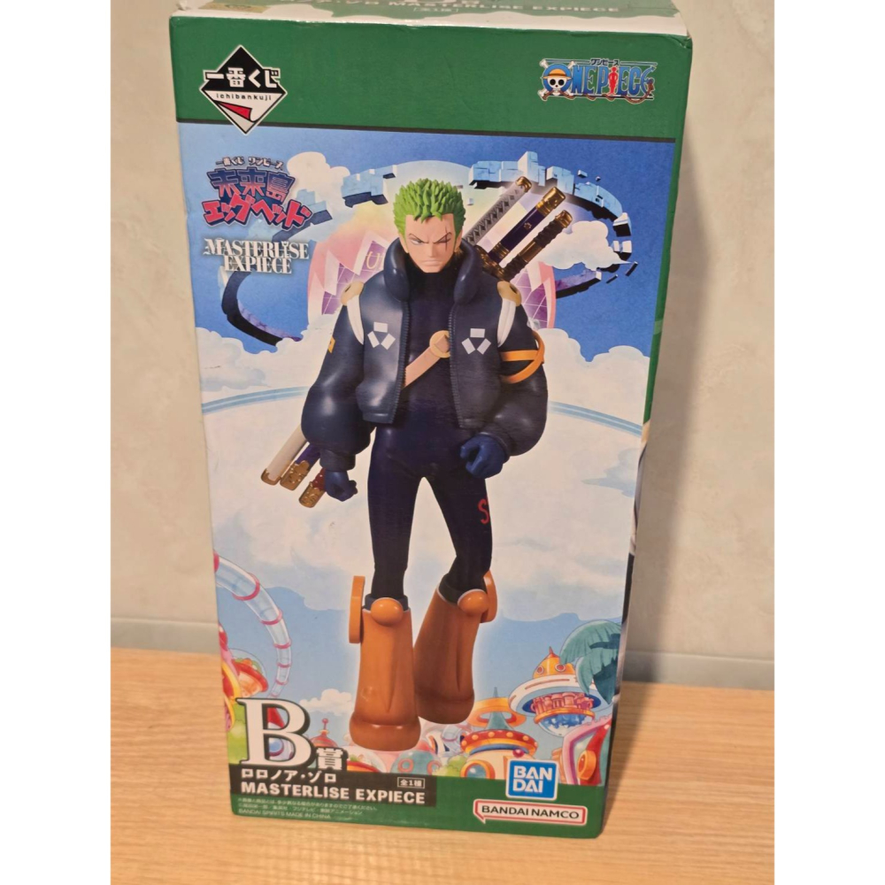 全新 金證 日版 海賊王 航海王 一番賞 B賞 索隆 未來島 MASTERLISE EXPIECE  ZORO ONE-細節圖3