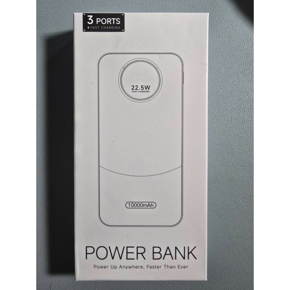 全新 10000mAh 數顯快充行動電源 22.5W 輸出 快充 行充 多重安全保護機制 三孔輸出與 Type-C 雙向-細節圖2