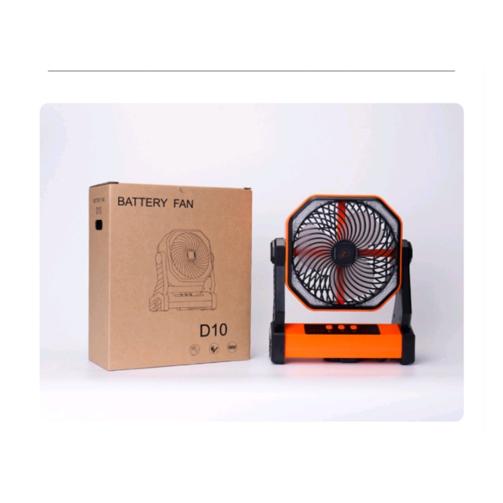 🎉樂樂🎉爆款露營吊扇/台扇超大20000毫安可定時夜光燈功能USB充電可吹10-13小時4檔超大風-細節圖7