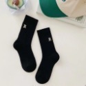 double U 妳妳 現貨 R字襪 中筒襪 長襪 襪子 女生襪子 棉襪 彈性襪 學生襪 堆堆襪 韓版襪子 韓襪 長筒襪-規格圖7