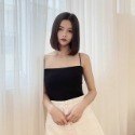 double U妳妳現貨胸墊小可愛 bra top 吊帶背心 平口小可愛 內搭背心 背心內衣 細肩帶背心 短版上衣 抹胸-規格圖7