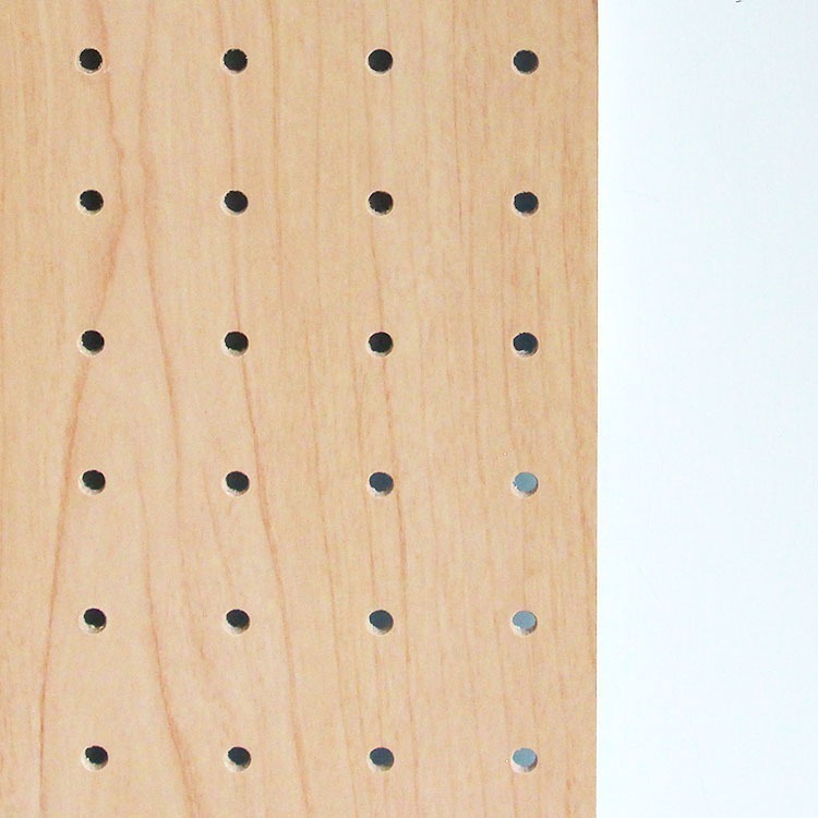 《荷包袋》玩丸圓圈板 洞洞板〔12x24吋〕寬30長60cm 木紋 (1入裝)-細節圖5