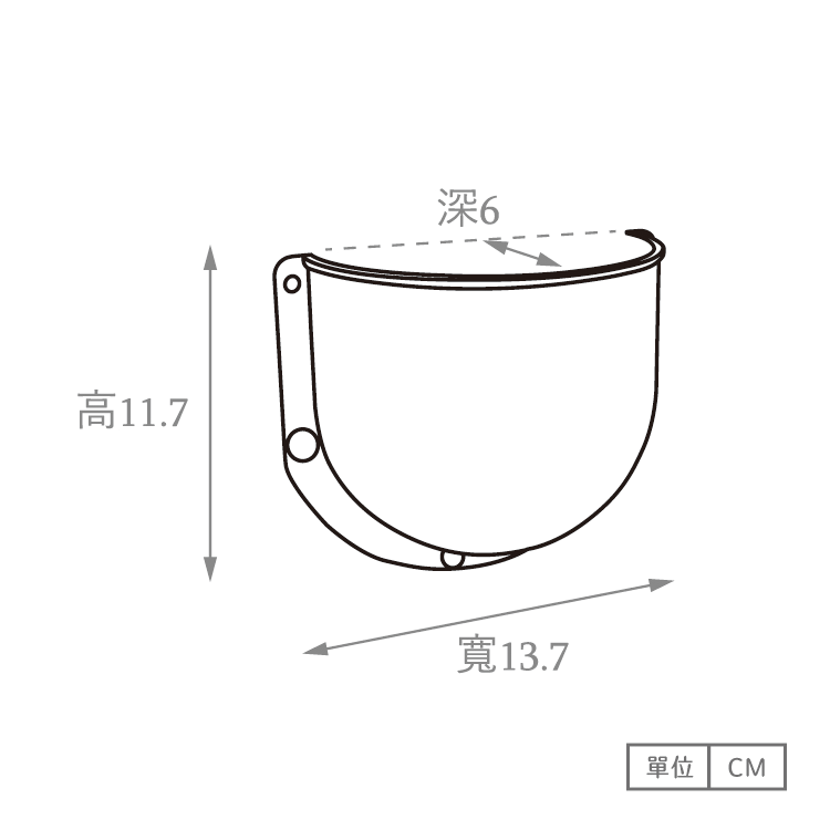 《荷包袋》玩丸圓圈板 洞洞板配件 收納盒SC18 (1入/盒)【共3色】-細節圖3