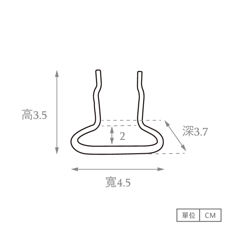 《荷包袋》玩丸圓圈板 洞洞板配件 小胡蘆AA11 (2入/盒)-細節圖3