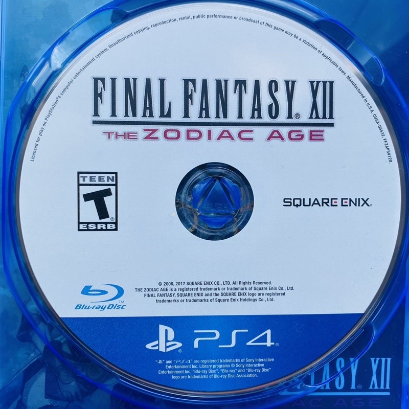 二手 PS4 最終幻想12 黃道時代Final Fantasy The Zodiac Age 太空戰士 美版-細節圖5