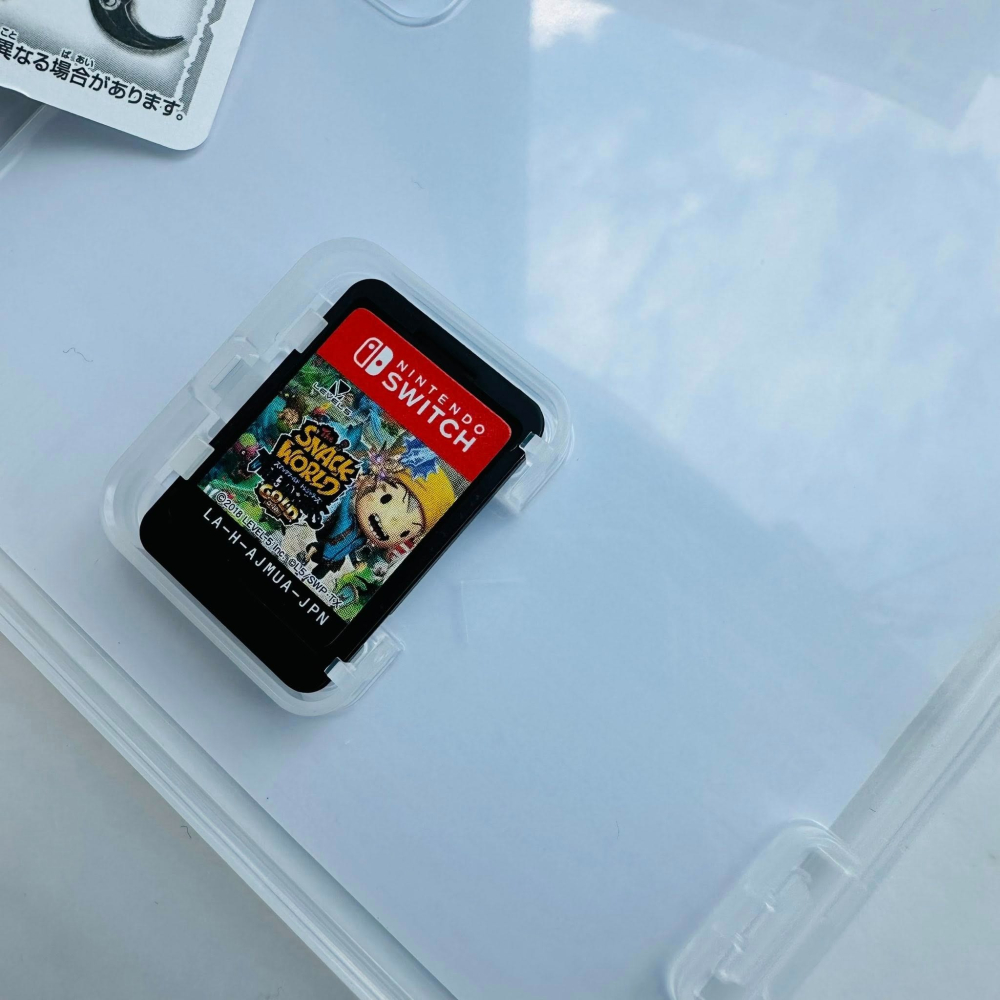 二手_NS Switch 點心世界 The SNACK WORLD 黃金版 純日版 含首批特典-細節圖5