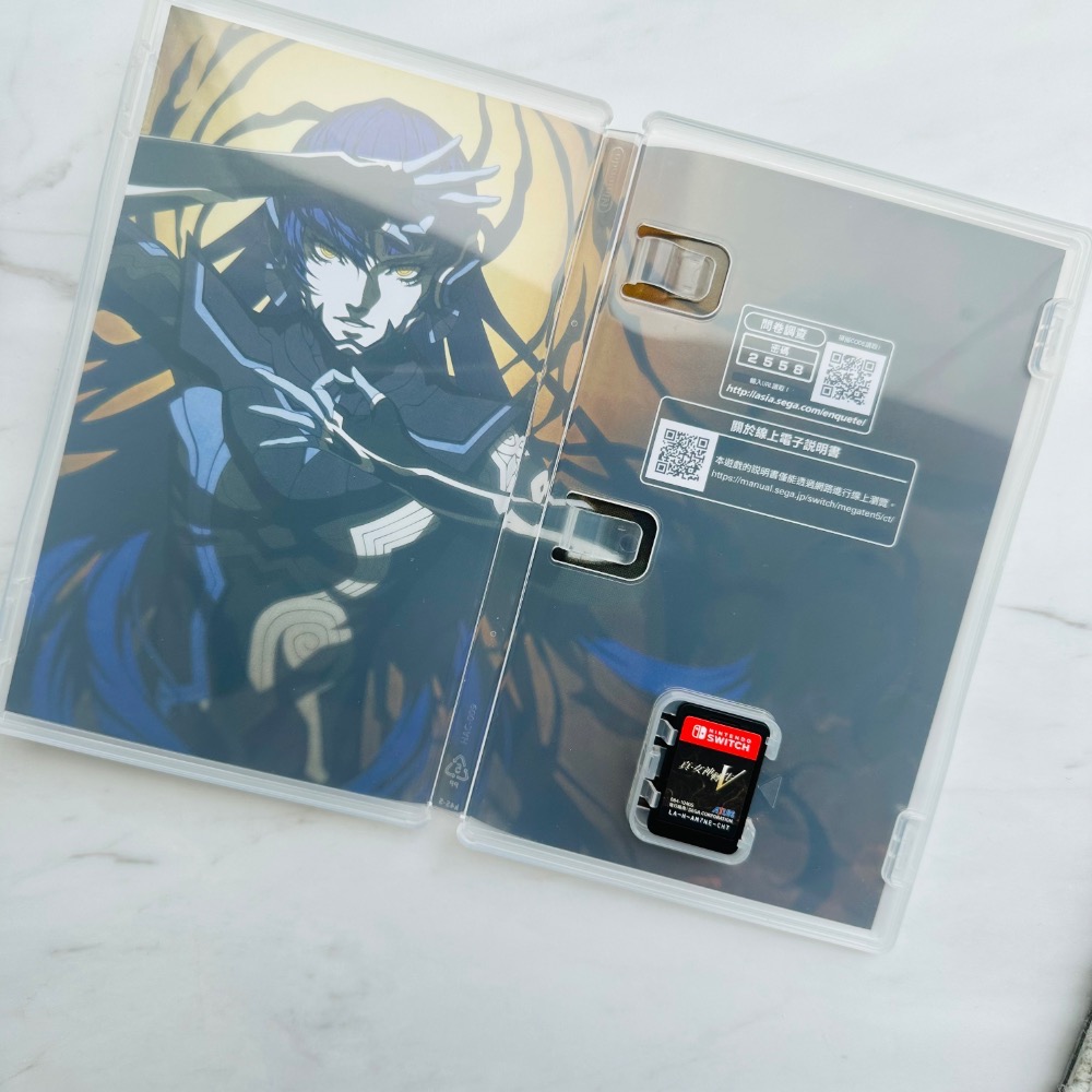 二手 真女神轉生v5 switch 有特典拼圖與杯墊-細節圖5