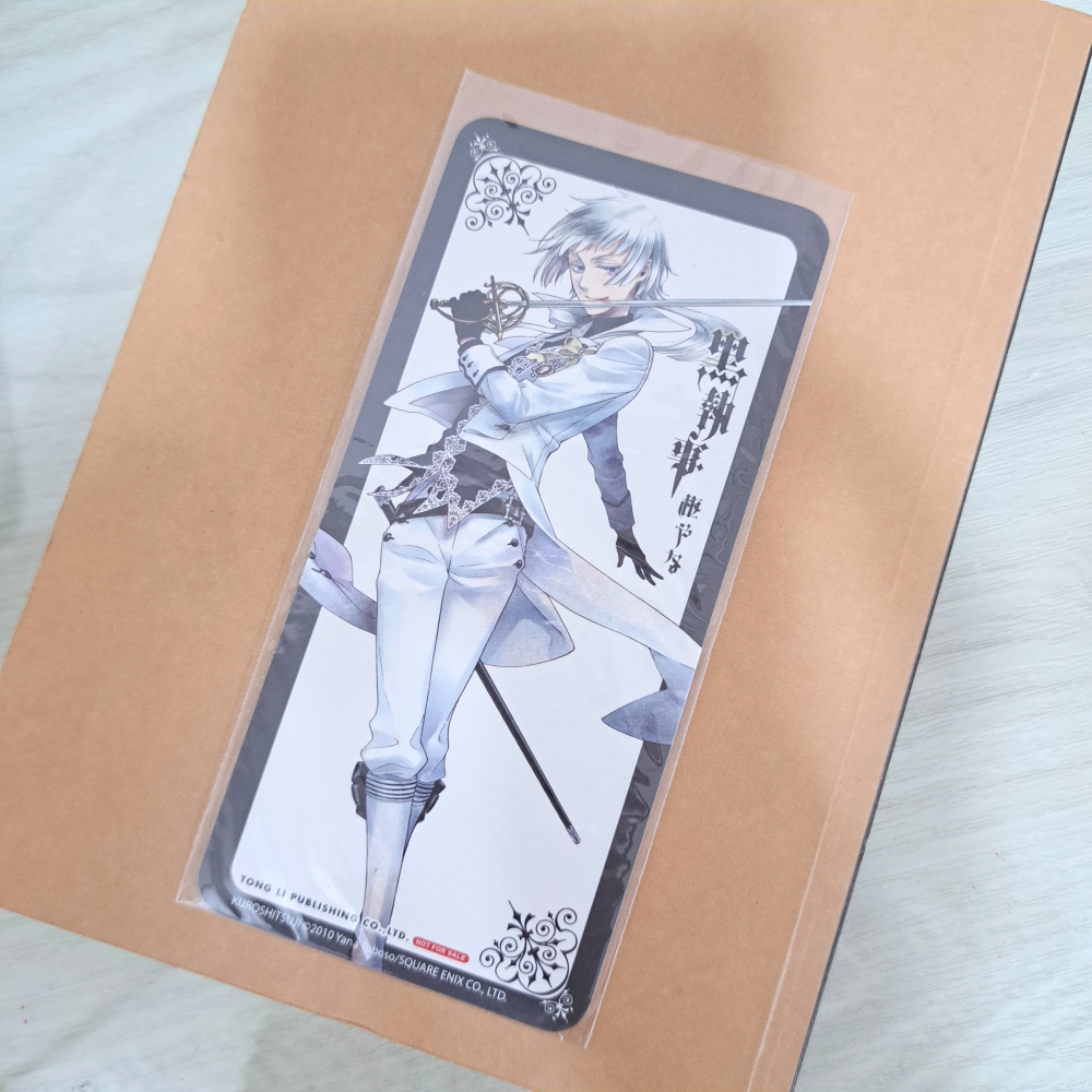 [收藏品] 黑執事 卡貼/書籤-細節圖2