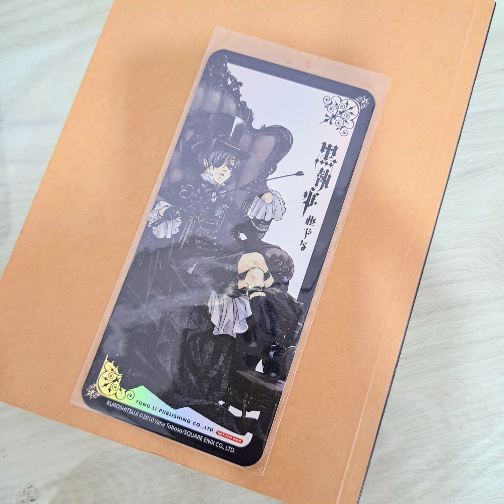 [收藏品] 黑執事 卡貼/書籤-細節圖3