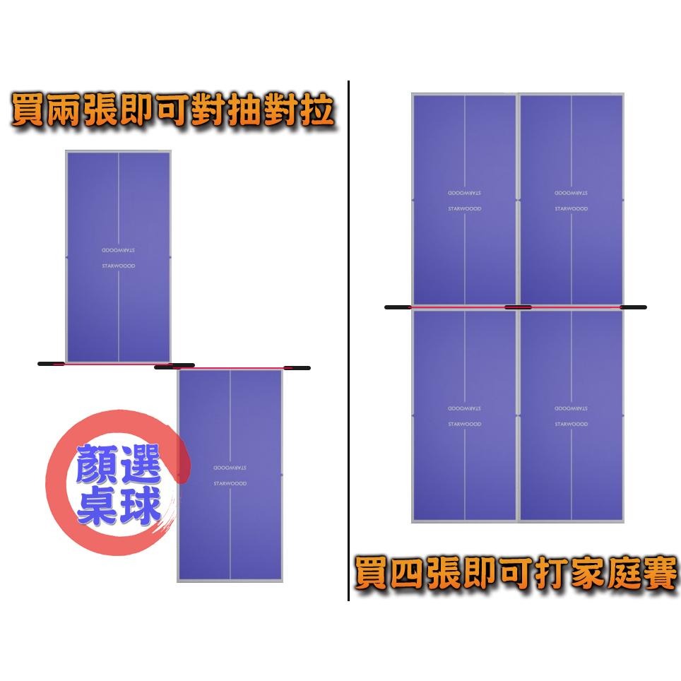 顏同學 顏選桌球 STARWOOD 小球桌 迷你桌球桌 桌球 乒乓球 約1/4 小桌球檯 14mm 居家小桌 小餐桌-細節圖2