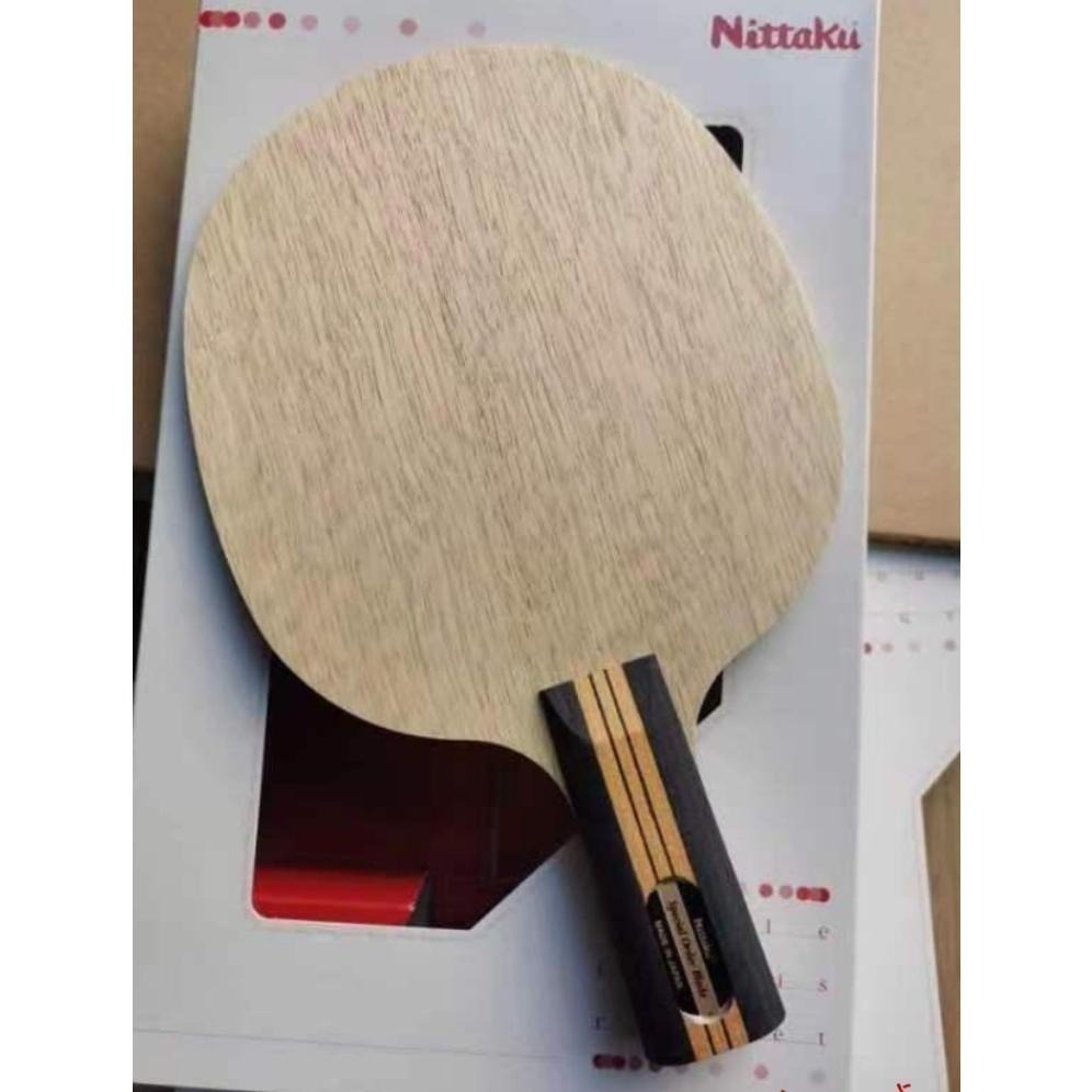 顏同學 顏選桌球 限量發售 Nittaku 特注版 木吉他 Acoustic 桌球拍 乒乓球拍 極致手感 純木五夾 日製-細節圖5