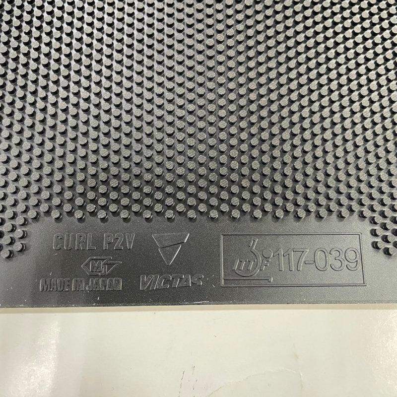顏同學 顏選桌球 VICTAS CURL P2V 長顆粒 桌球皮 桌皮 長膠 膠皮 變換 削球 防守型 穩定感 薄海綿-細節圖2