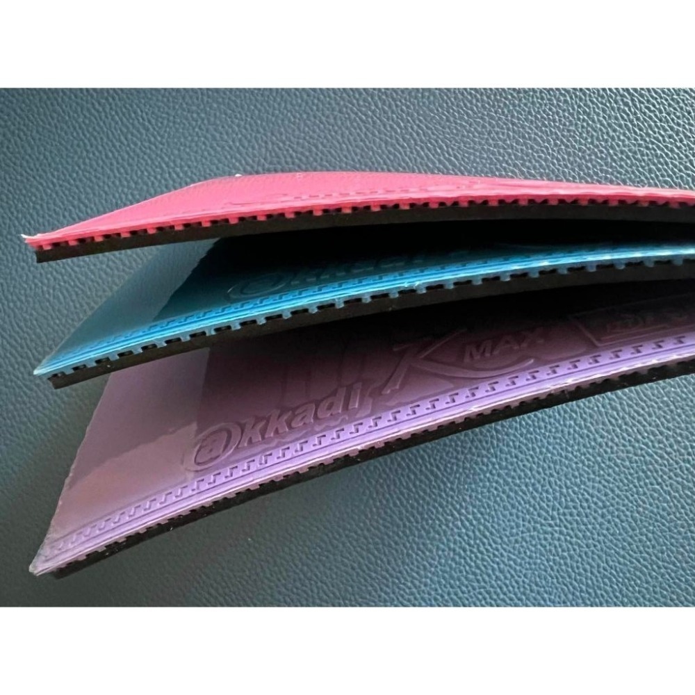 顏同學 顏選桌球 Akkadi K MAX 平面膠皮 彩色膠皮 旋轉 摩擦 速度 ABS40+ 全能型 I.T.T.F-細節圖5