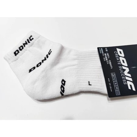 顏同學 顏選桌球 DONIC 桌球襪 字樣襪子 運動襪 支撐 穩定 台灣製 厚底 毛巾布 吸震 緩衝 後跟設計緊密包裹-細節圖4