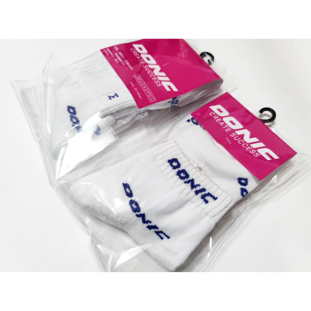 顏同學 顏選桌球 DONIC 桌球襪 字樣襪子 運動襪 支撐 穩定 台灣製 厚底 毛巾布 吸震 緩衝 後跟設計緊密包裹-規格圖7