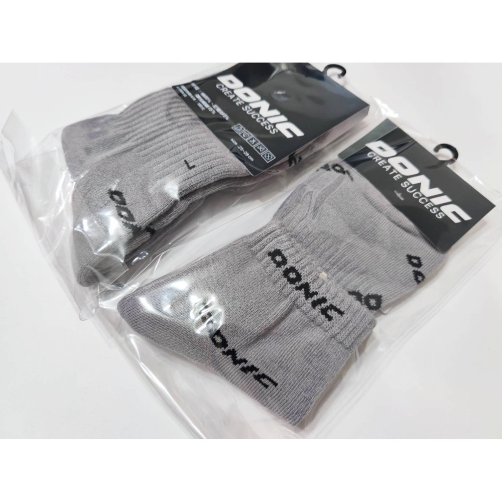 顏同學 顏選桌球 DONIC 桌球襪 字樣襪子 運動襪 支撐 穩定 台灣製 厚底 毛巾布 吸震 緩衝 後跟設計緊密包裹-規格圖7