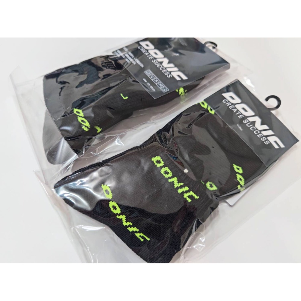 顏同學 顏選桌球 DONIC 桌球襪 字樣襪子 運動襪 支撐 穩定 台灣製 厚底 毛巾布 吸震 緩衝 後跟設計緊密包裹-規格圖7