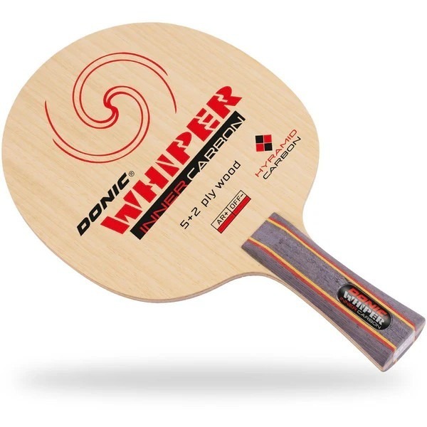 顏同學 顏選桌球 DONIC WHIPER 桌球拍 乒乓球拍 外碳 內碳 Hyramid Carbon 碳纖維 輕量有力-規格圖6