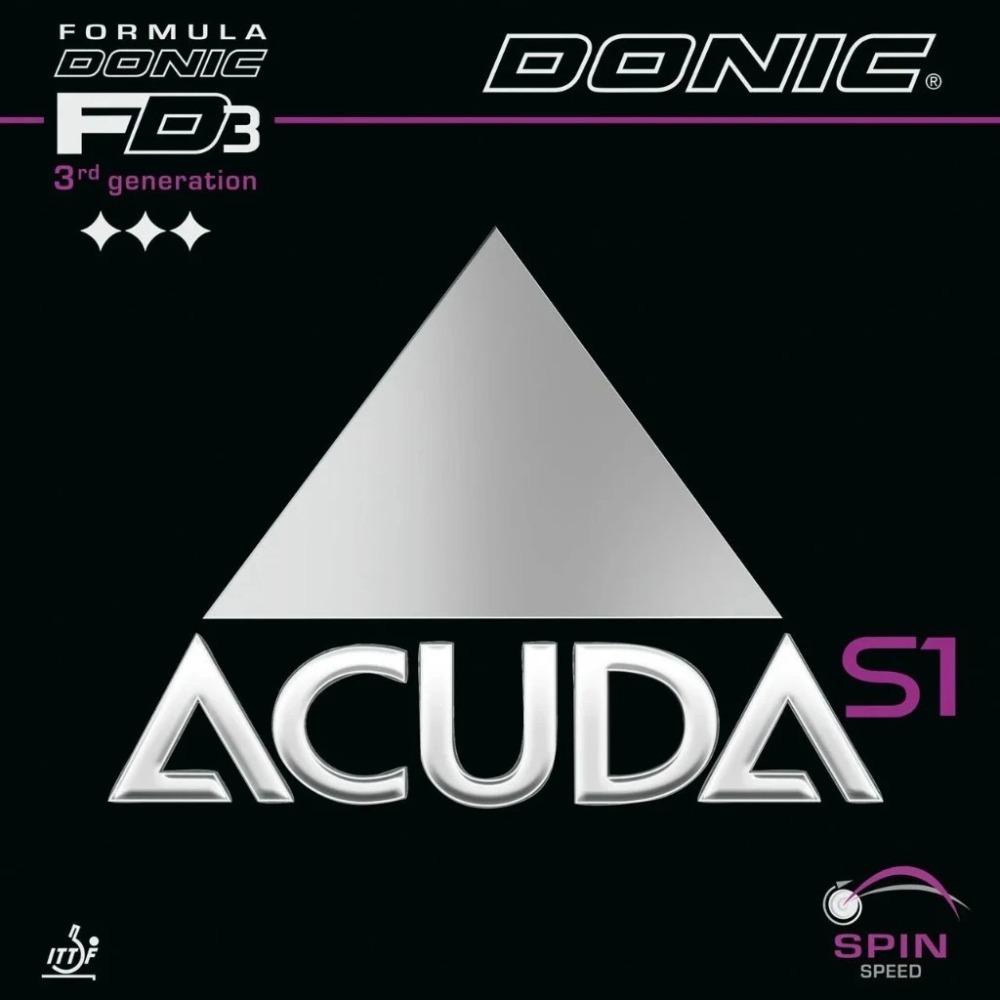 顏同學 顏選桌球 DONIC ACUDA S1 S2 S-1 S-2 桌球 乒乓球 桌球膠皮 德國製 蛋糕海綿 面膠-規格圖6