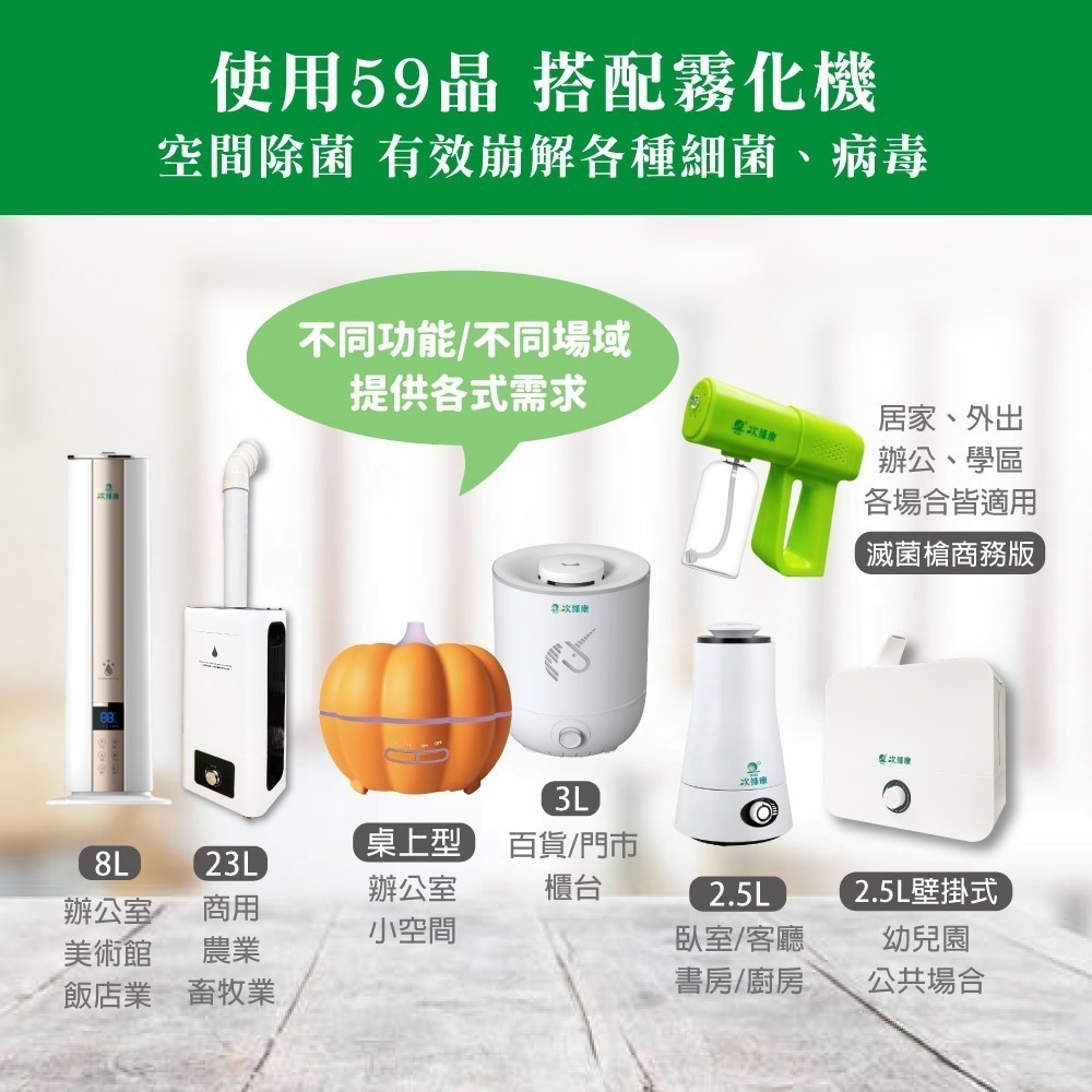 【次綠康】環境清潔必備▼59晶除菌液4000ml(除臭又除菌)-細節圖7