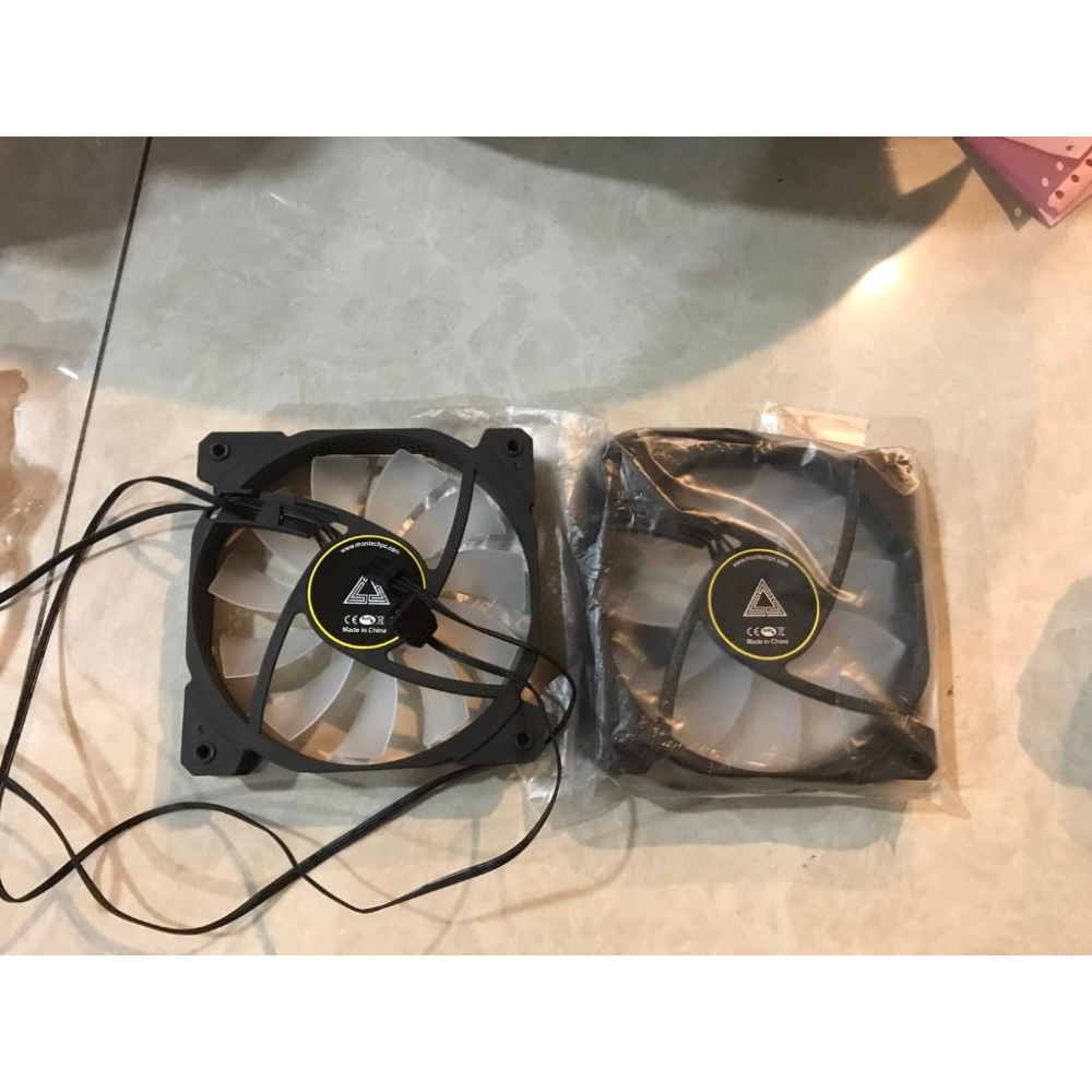 「PK GPU」 全新 12cm 電腦 主機 機殼 燈光 品牌 RGB  拆機風扇-細節圖2