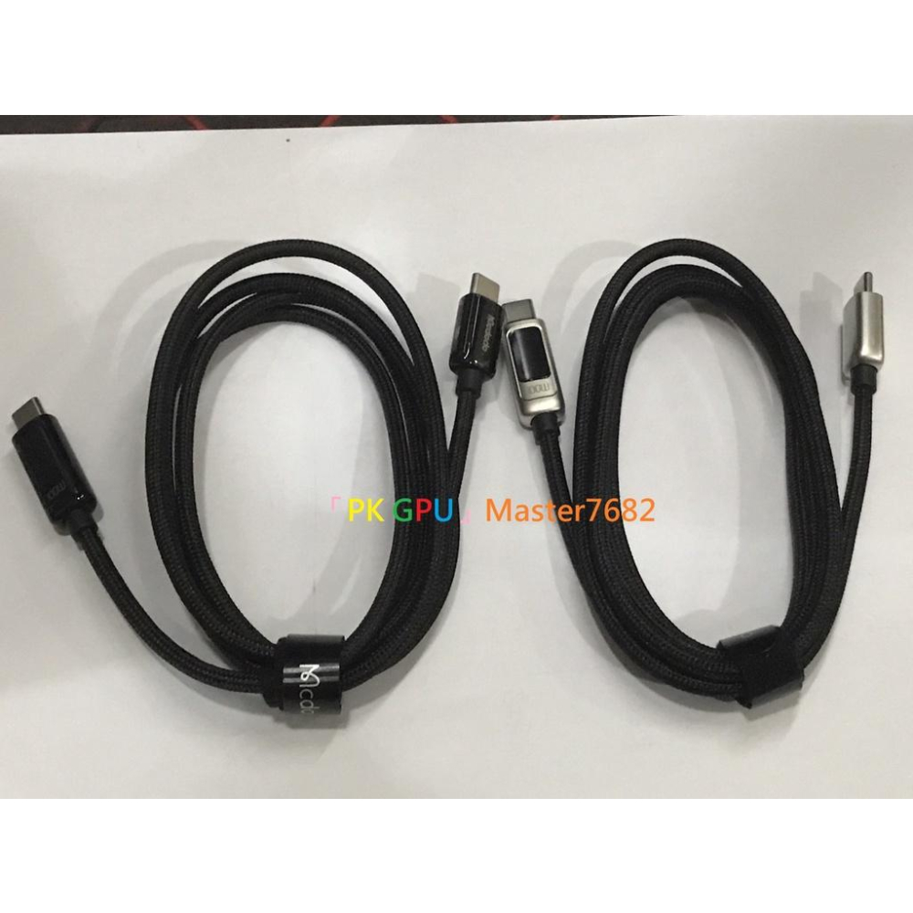 「PK GPU」 Mcdodo 麥多多 雙Type-C/PD充電線 🥇蝦幣+免運🚚 ⚡️快速出貨🚀 ( 100W功率數顯-細節圖3