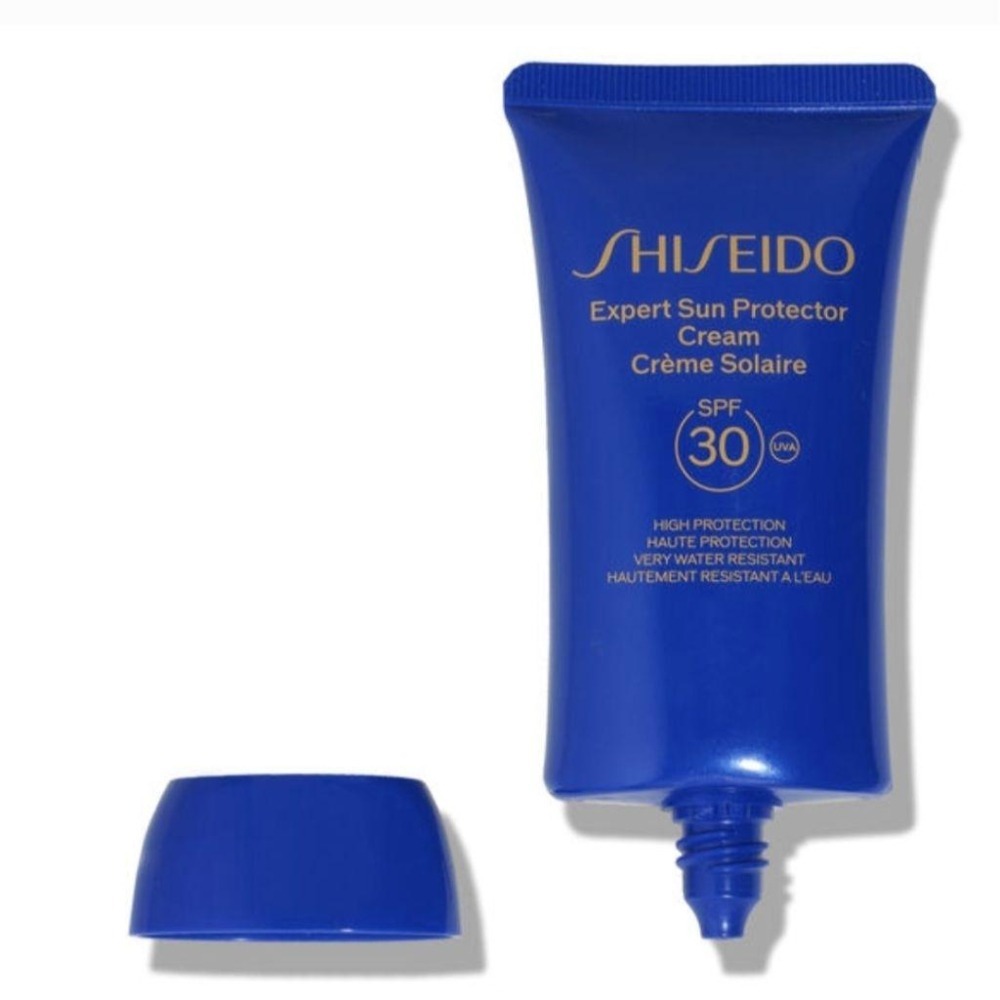 SHISEIDO 資生堂 藍胖子歐版防曬乳 SPF30 臉部身體兩用 50ml-細節圖3