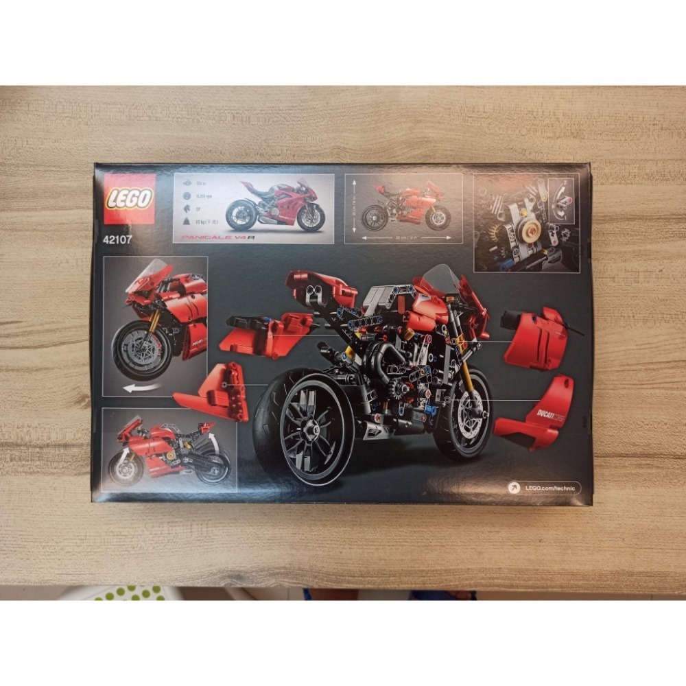 樂高 42107 LEGO TECHNIC 杜卡迪 Panigale V4 R-細節圖2