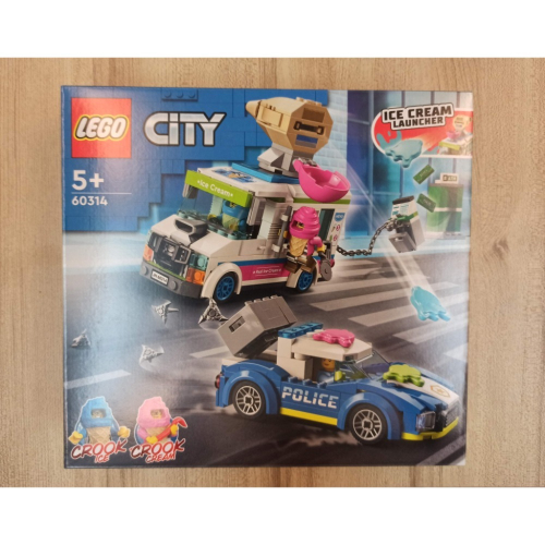 LEGO 樂高 60314 城市系列 冰淇淋卡車警匪追逐戰