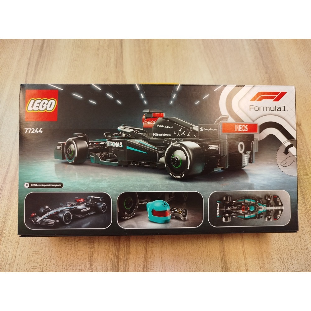 LEGO 樂高 77244 SPEED系列 Mercedes-AMG F1W15 賓士賽車-細節圖2