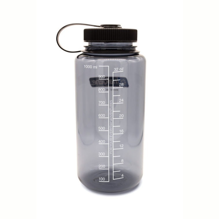 nalgene 1000 ml 寬口水壺 灰黑 682021-0333-細節圖2