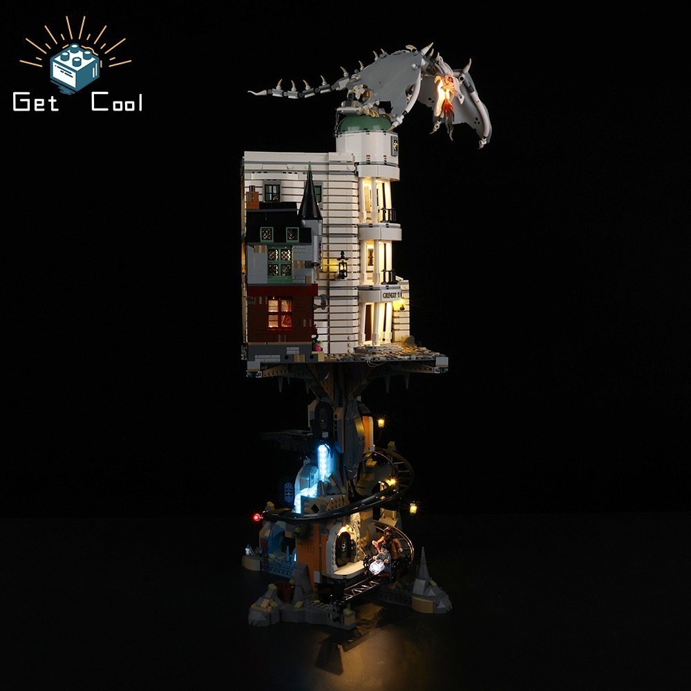 [給酷創意] 76417 古靈閣巫師銀行 LED燈光套件-細節圖2