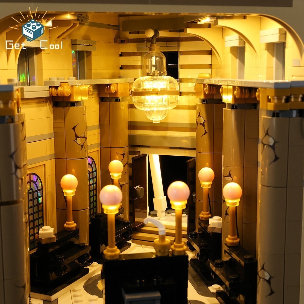 [給酷創意] 76417 古靈閣巫師銀行 LED燈光套件-細節圖9