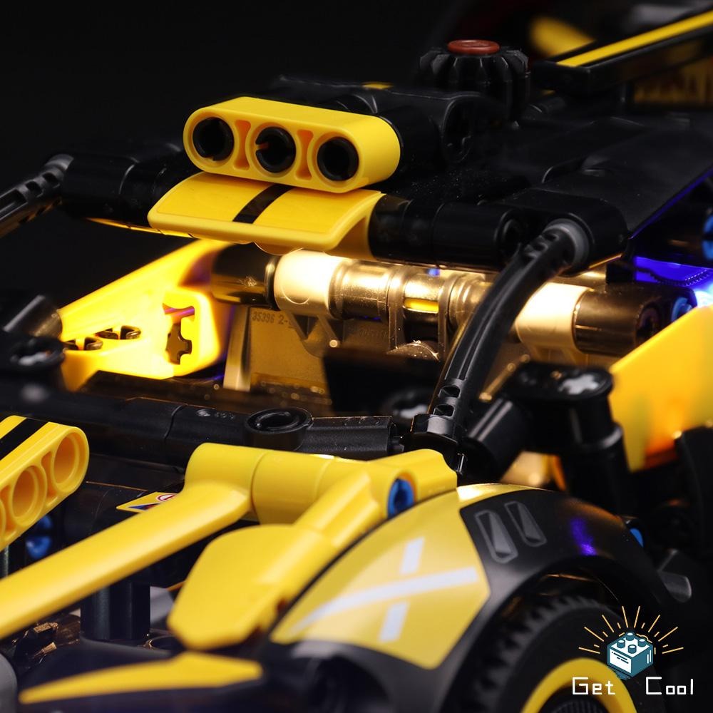 [給酷創意] 42151 Bugatti Bolide LED燈光套件-細節圖2