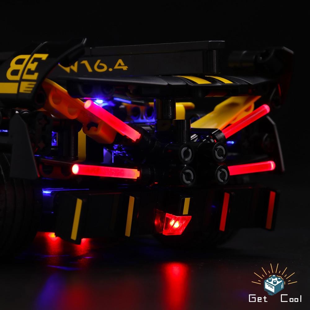 [給酷創意] 42151 Bugatti Bolide LED燈光套件-細節圖3