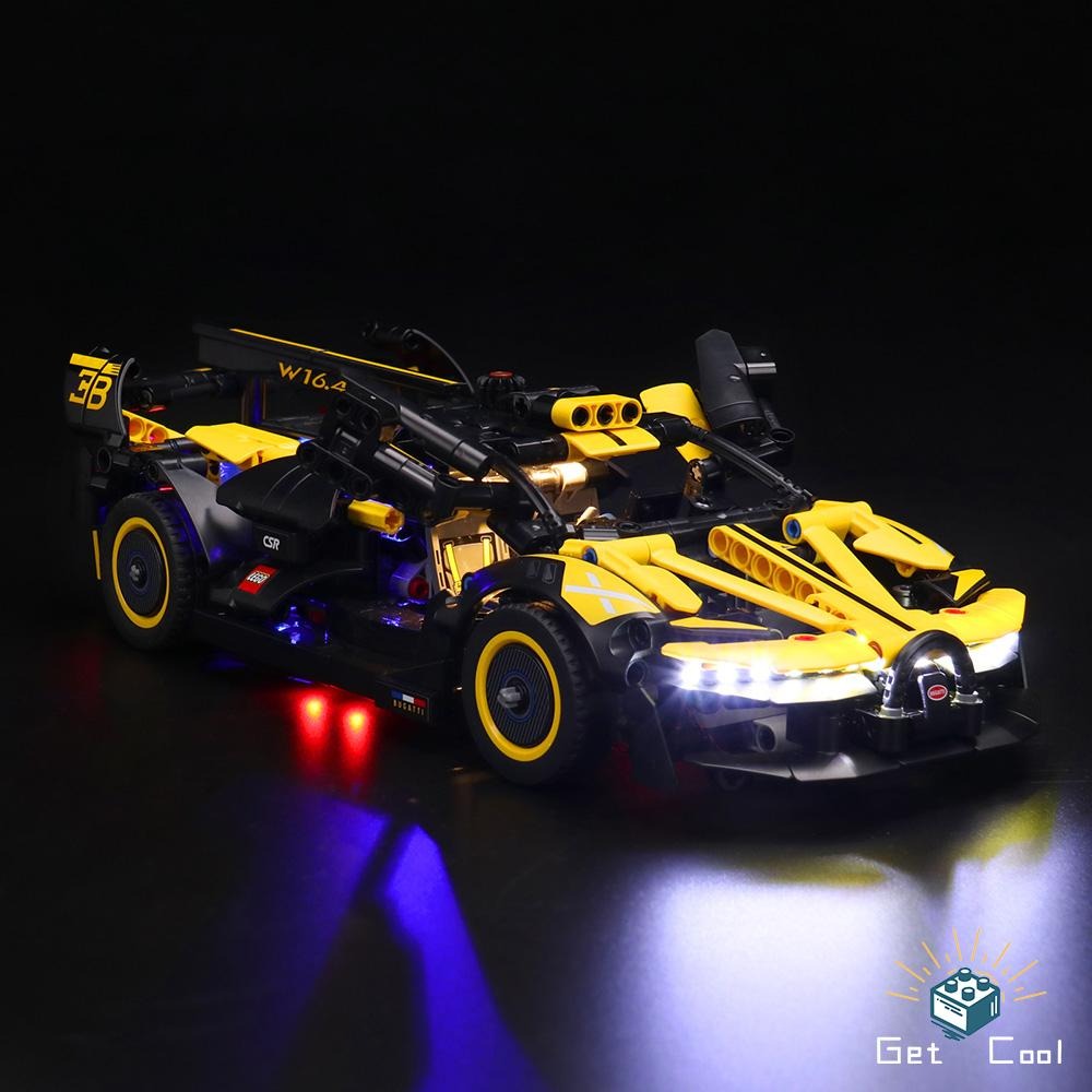 [給酷創意] 42151 Bugatti Bolide LED燈光套件-細節圖5