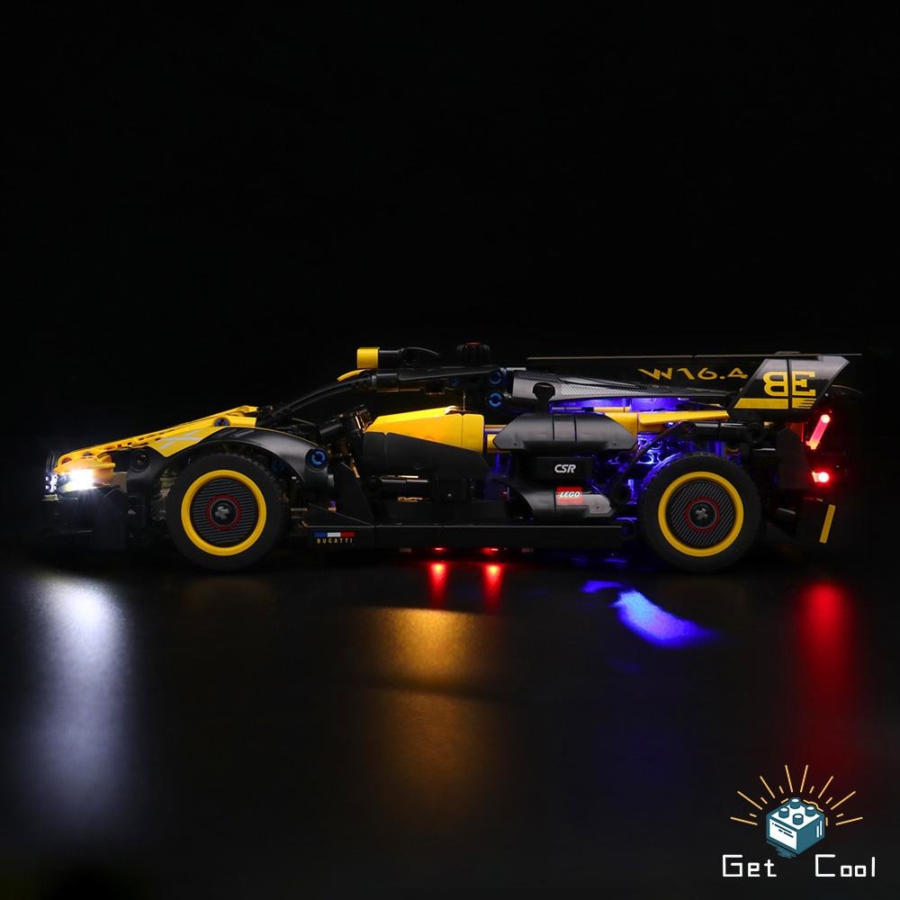 [給酷創意] 42151 Bugatti Bolide LED燈光套件-細節圖6
