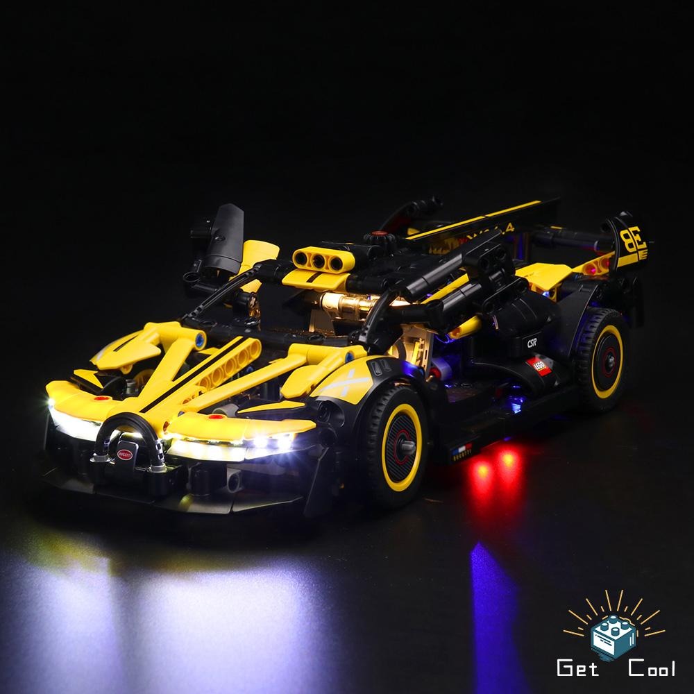 [給酷創意] 42151 Bugatti Bolide LED燈光套件-細節圖7