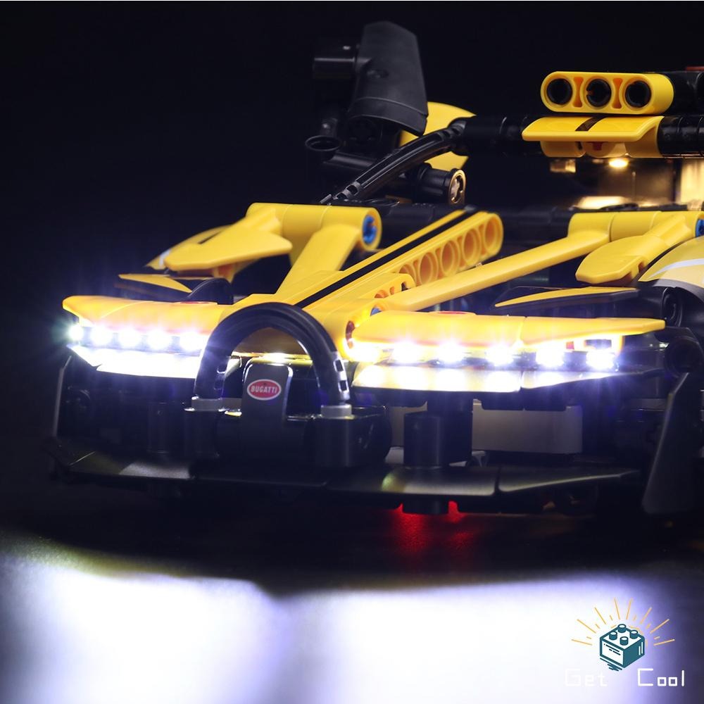 [給酷創意] 42151 Bugatti Bolide LED燈光套件-細節圖8