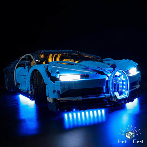 [給酷創意] 42083 Bugatti Chiron LED燈光套件 遙控版
